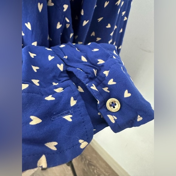 Juicy Couture Blue Button-Up Women's Top L - Picture 3 of 6